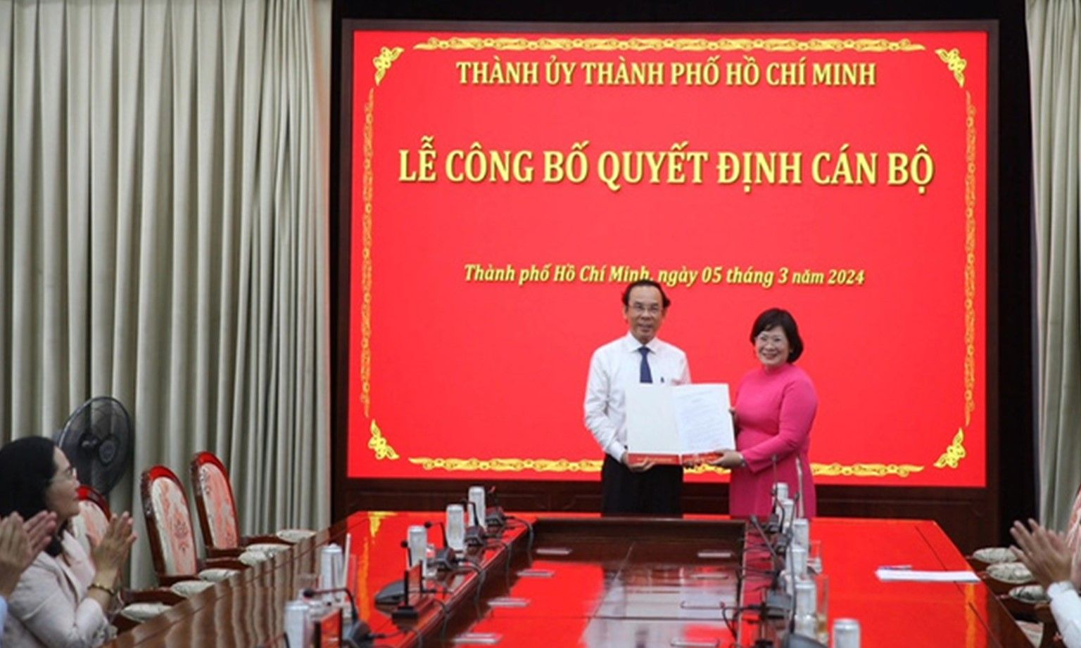 Bà Văn Thị Bạch Tuyết được điều động làm trưởng Ban Tổ chức Thành ủy TPHCM