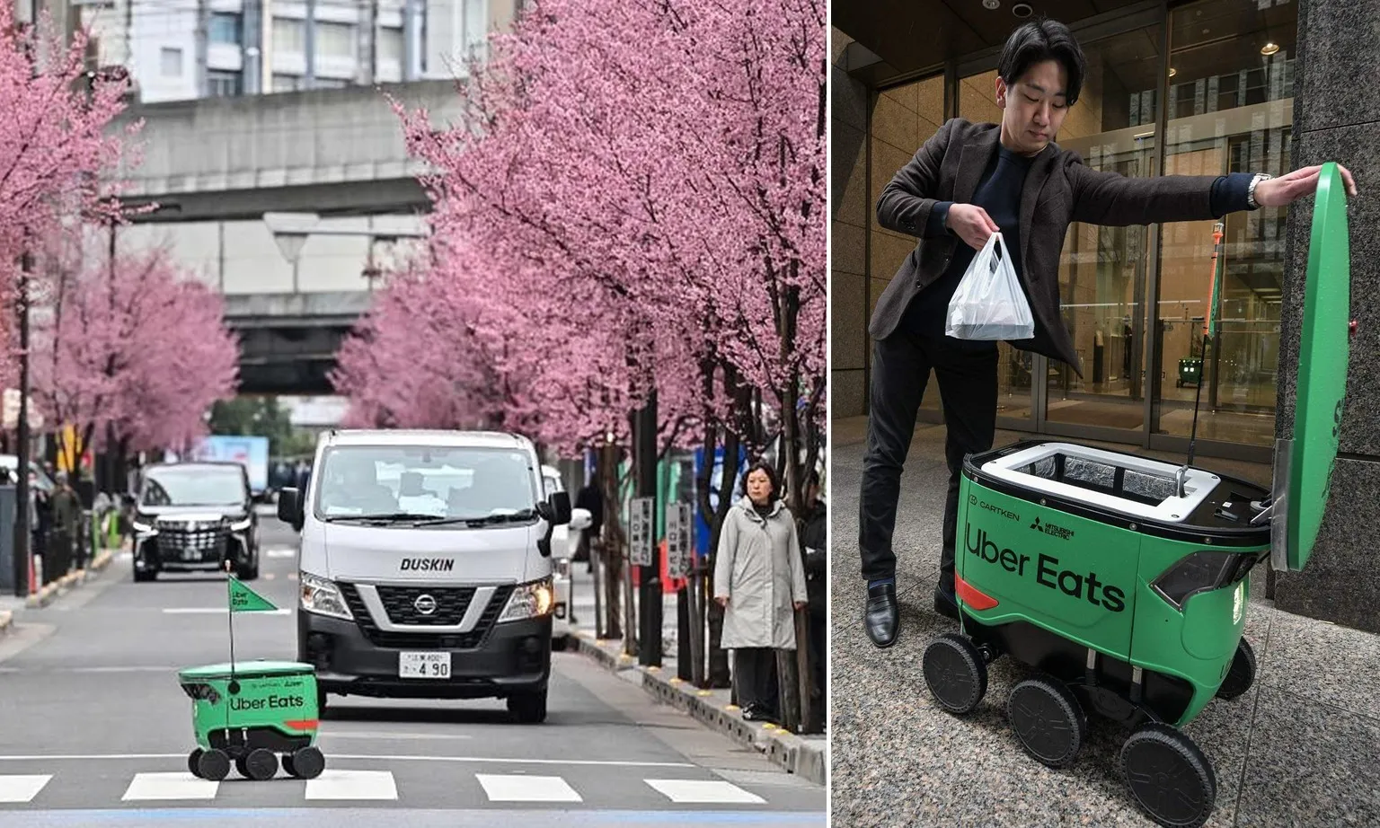 Uber Eats bắt đầu giao hàng bằng robot ở Tokyo