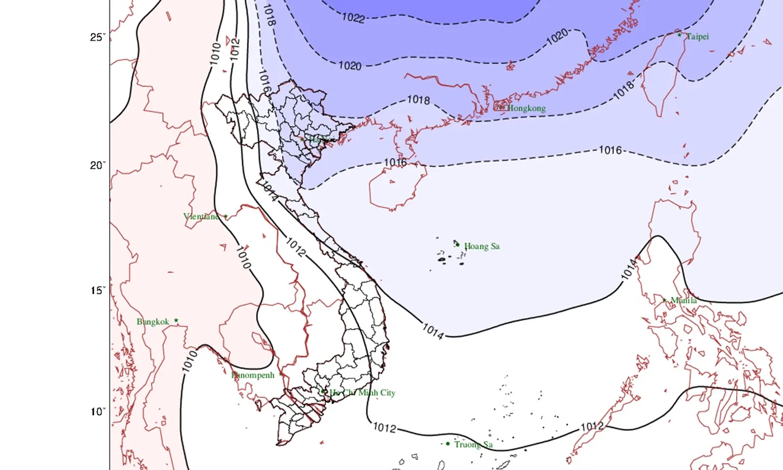 Từ chiều mai 6/3, không khí lạnh tràn về miền Bắc