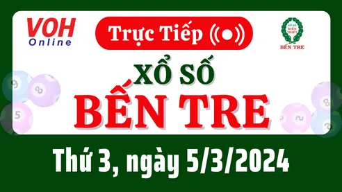 XSBT 5/3 - Kết quả xổ số Bến Tre hôm nay thứ 3 ngày 5/3/2024