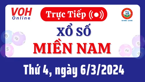 XSMN 6/3, Trực tiếp xổ số miền Nam thứ 4 ngày 6/3/2024