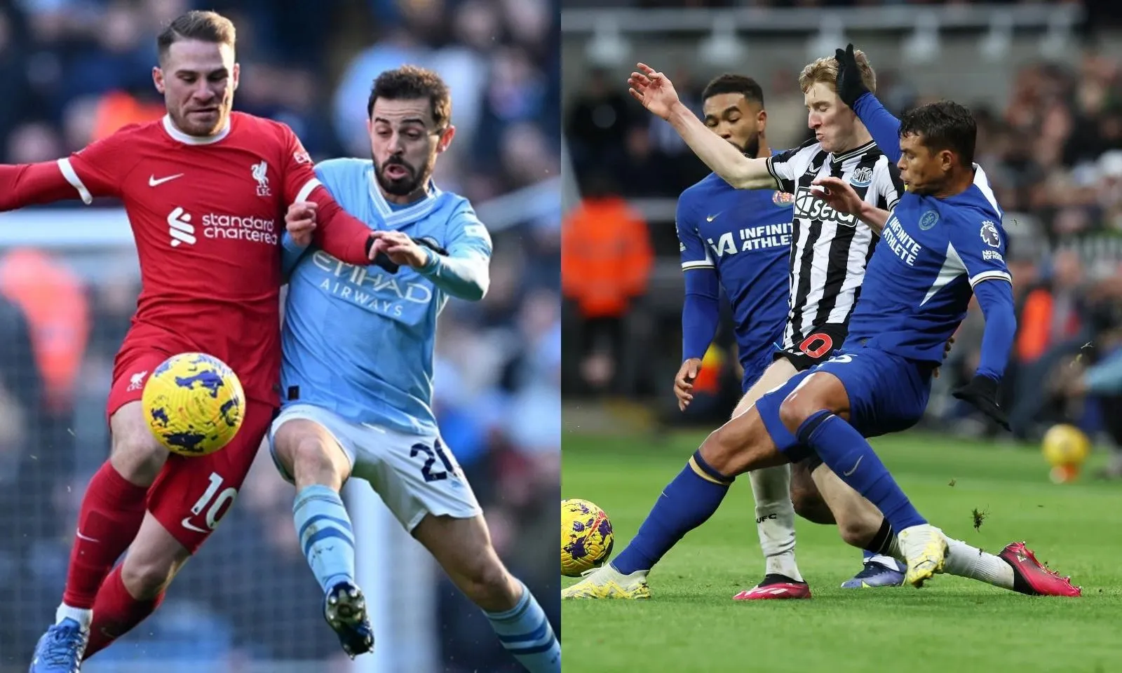 Lịch thi đấu Ngoại hạng Anh vòng 28: Liverpool vs Man City | Chelsea vs Newcastle