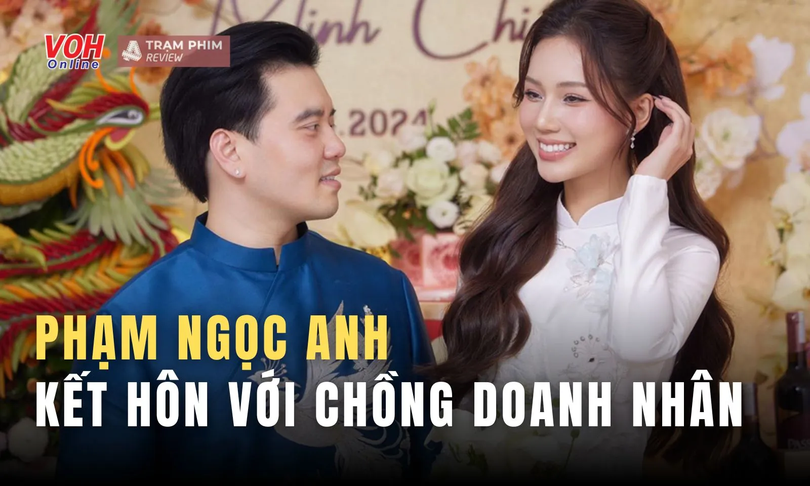 Diễn viên Ngọc Anh Phố Trong Làng lên xe hoa cùng bạn trai doanh nhân
