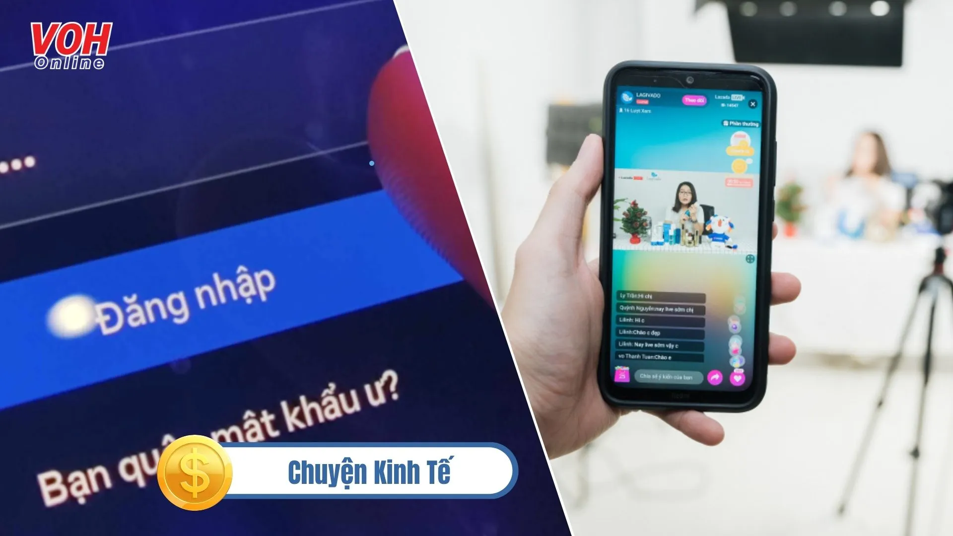 Chuyện kinh tế 7/3: Cảnh báo lừa đảo sau vụ sập Facebook | Livestream bán hàng – các bên cùng có lợi