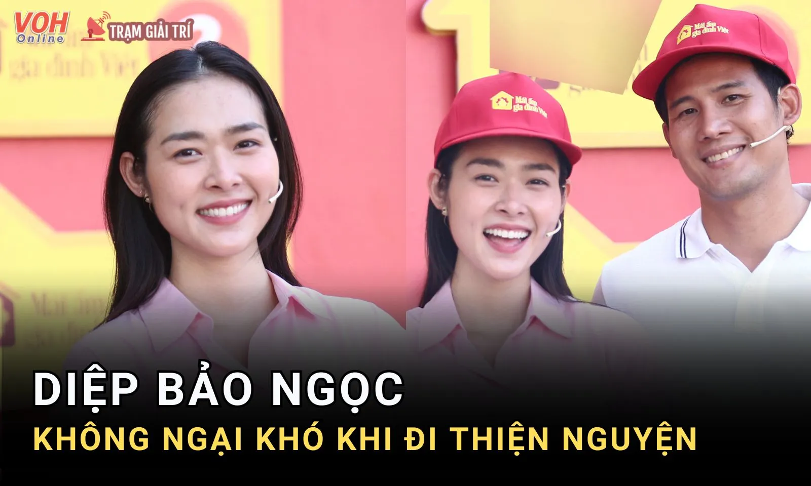 Diệp Bảo Ngọc không cảm thấy mệt khi tham gia chương trình thiện nguyện