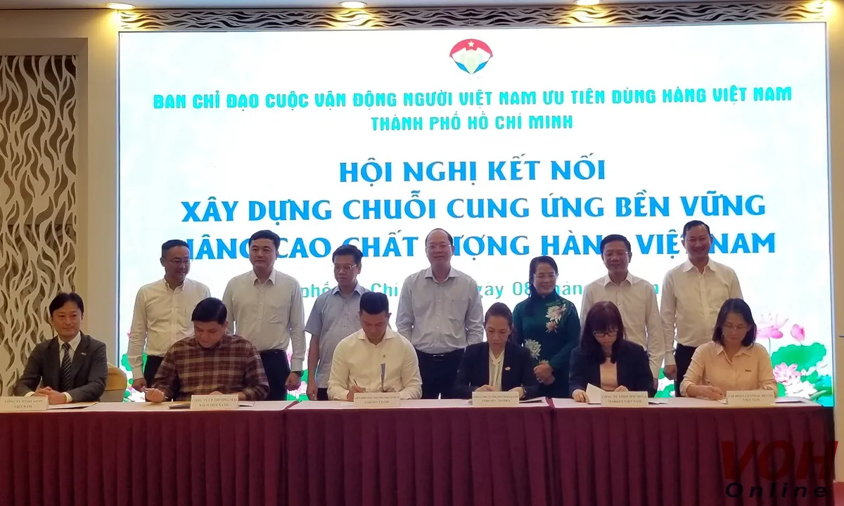 Kết nối xây dựng chuỗi cung ứng bền vững, nâng cao chất lượng cho hàng Việt Nam