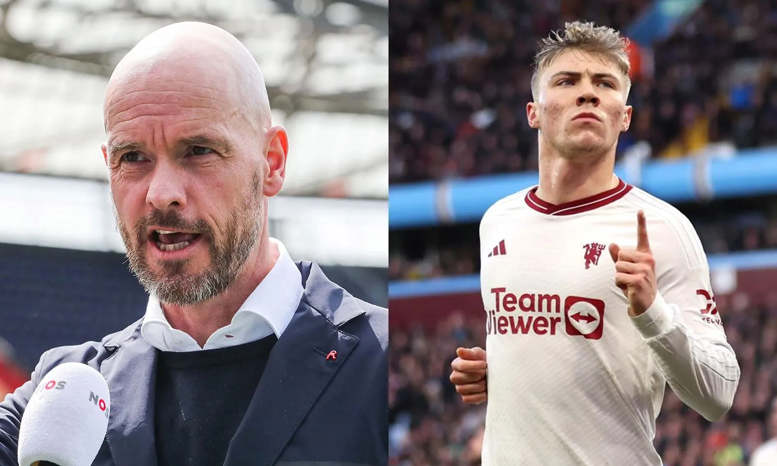 Ten Hag xác nhận, MU “tạm xa” Hojlund thêm 7 ngày