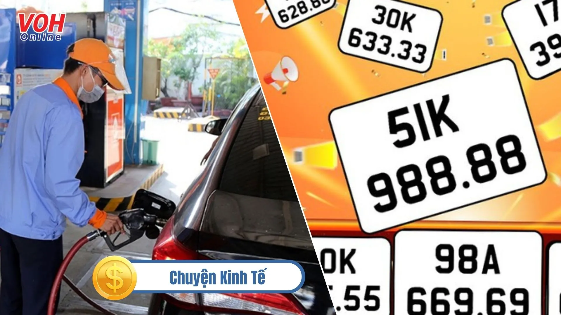 Chuyện kinh tế 9/3: Gần 190.000 biển số lên phiên đấu giá từ ngày 11/3 | Có thể thu hồi giấy phép cây xăng chưa xuất hóa đơn điện tử