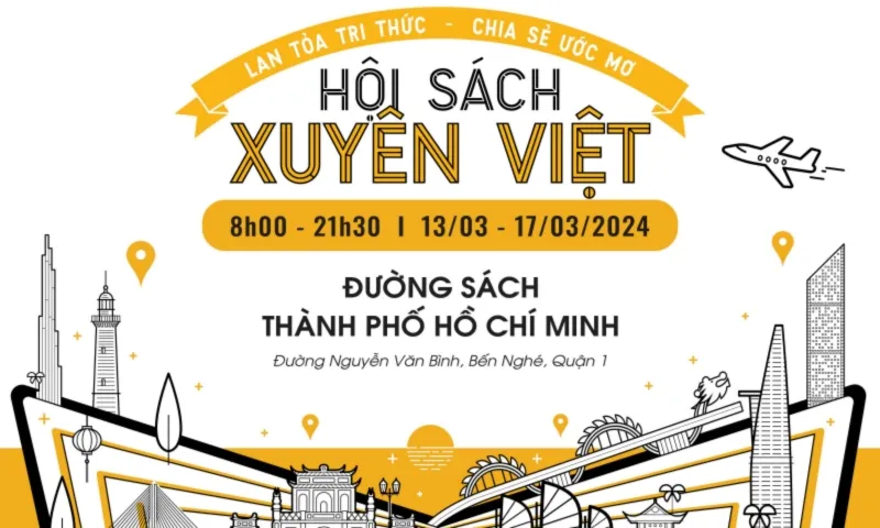 Hơn 16 ngàn tựa sách tại Hội sách Xuyên Việt