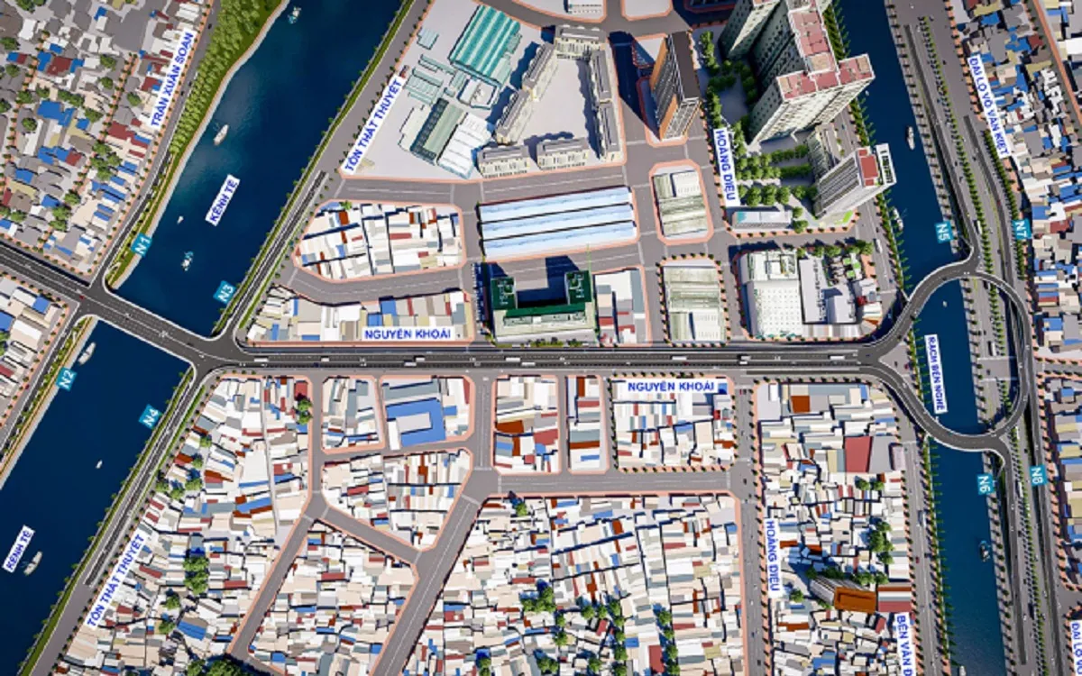 Xây dựng cầu, đường Nguyễn Khoái: kinh phí bồi thường hơn 1.000 tỷ đồng