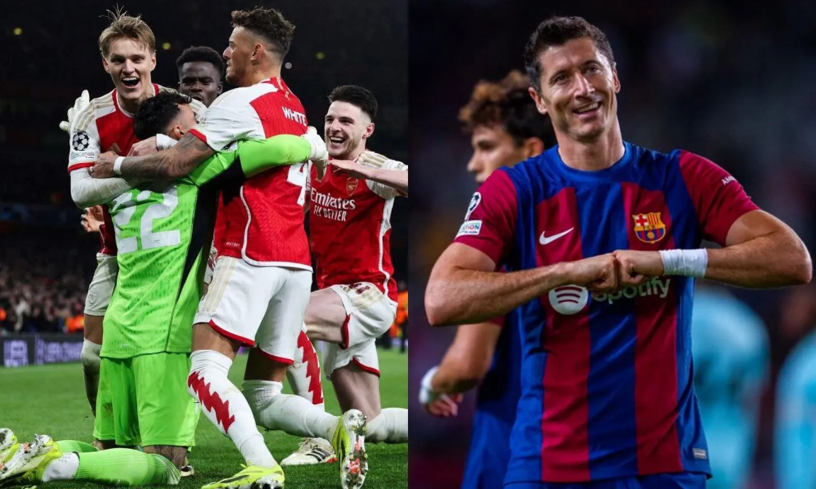 Kết quả lượt về vòng 1/8 Cúp C1: Người hùng Raya đưa Arsenal vào Tứ kết | Barca húc văng Napoli