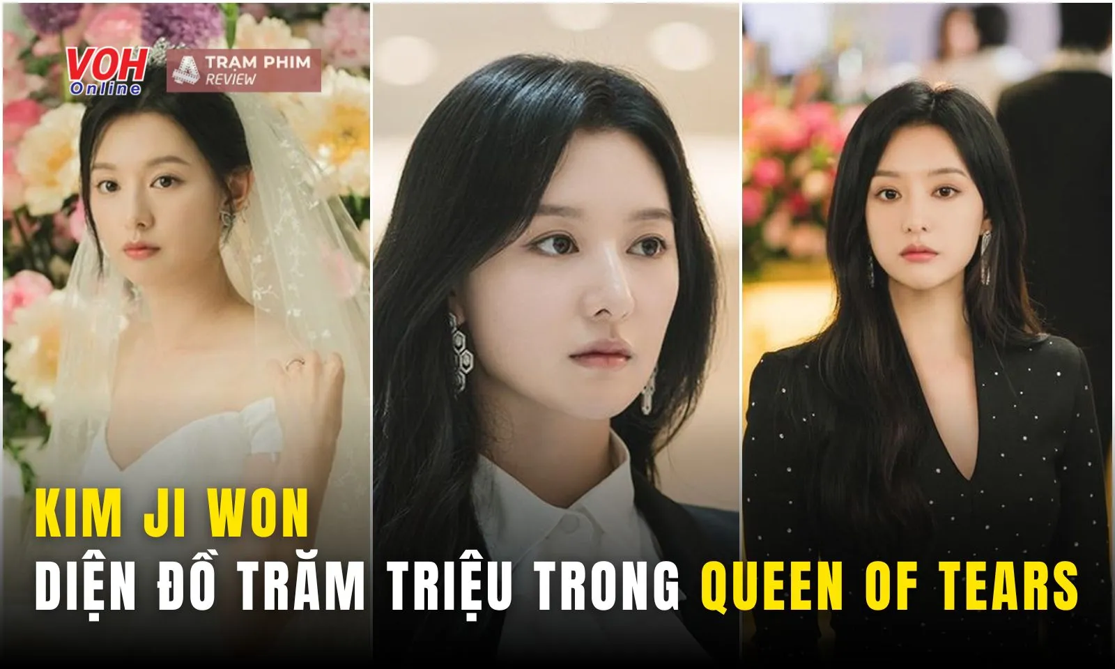 Thời trang đậm mùi tiền của Kim Ji Won trong Queen Of Tears