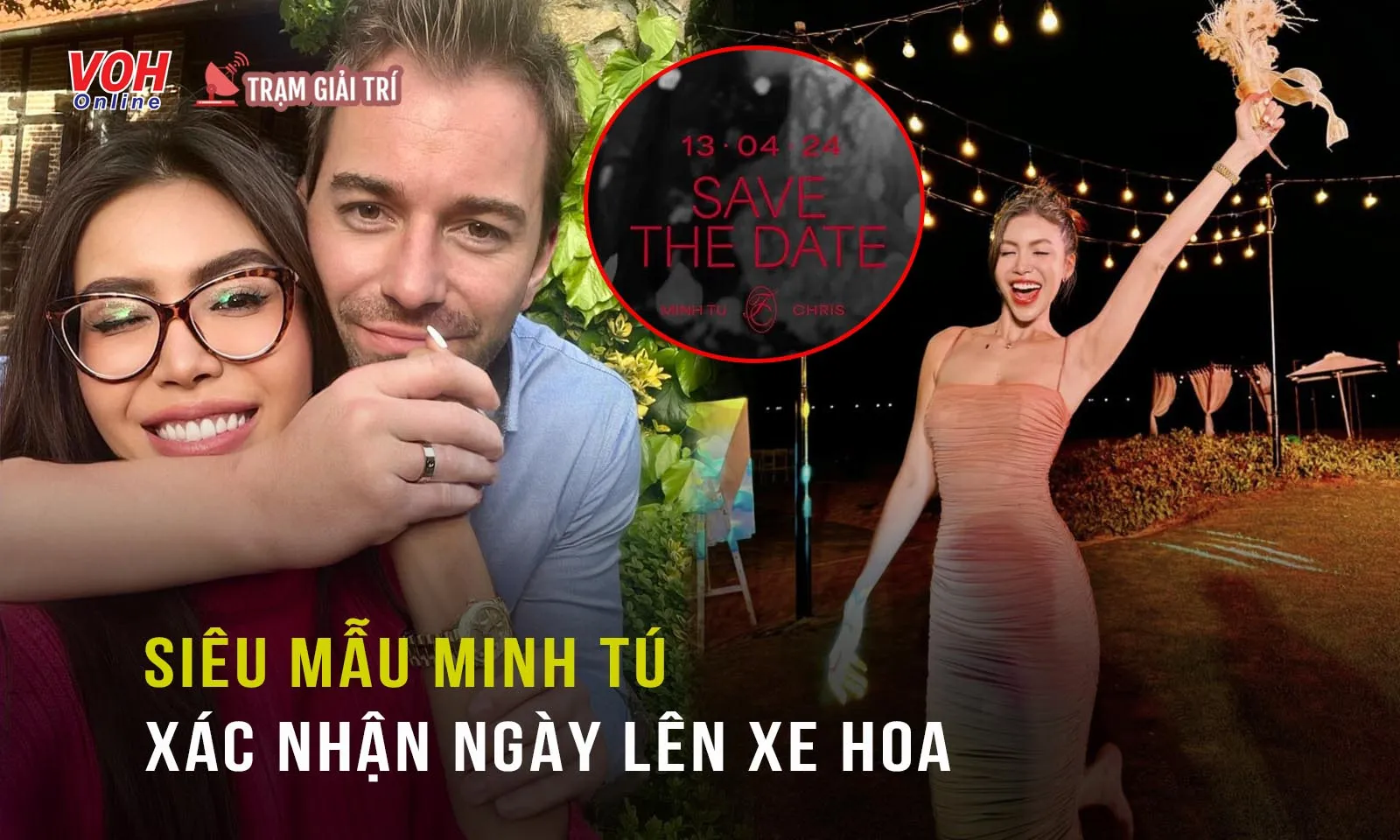 Siêu mẫu Minh Tú xác nhận ngày lên xe hoa, thực hiện lời hứa sau màn bắt hoa cưới của Puka