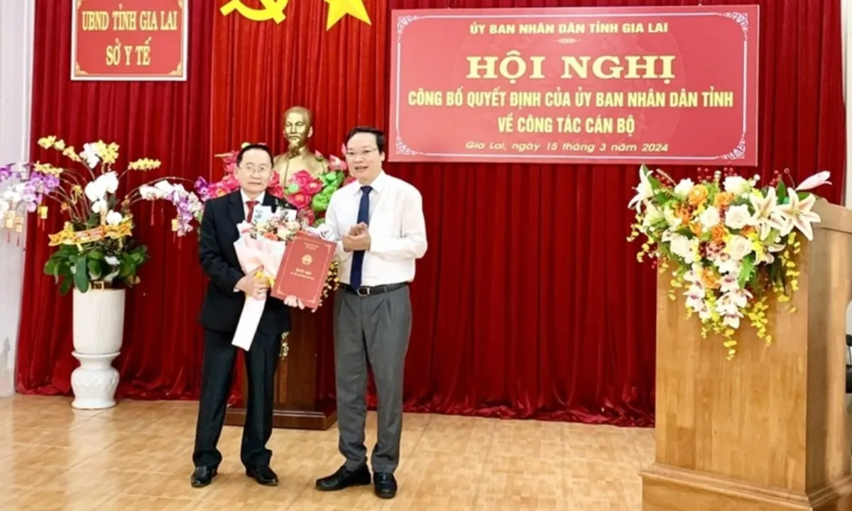 Sở Y tế Gia Lai có giám đốc mới