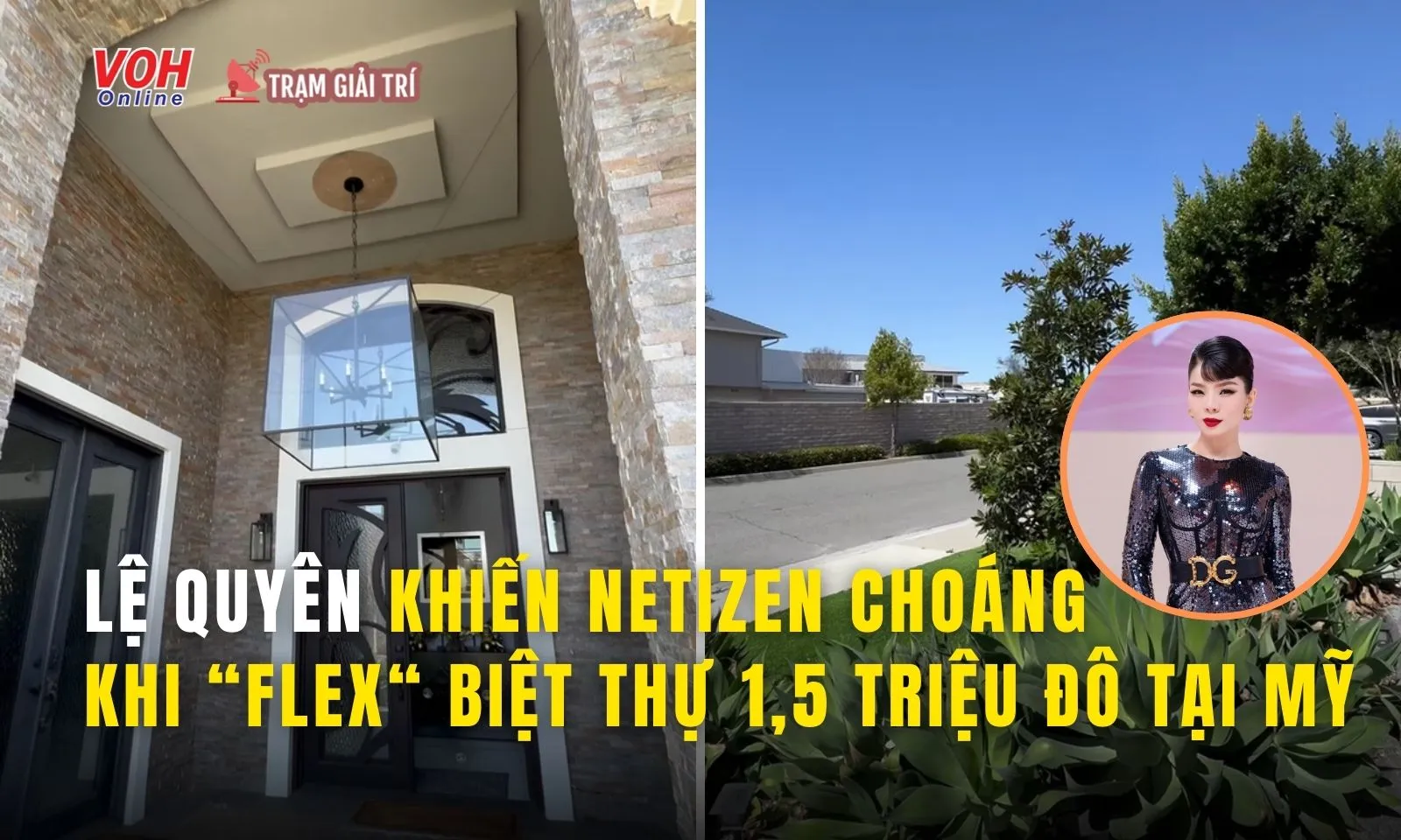 Lệ Quyên khoe góc nhỏ căn biệt thự 1,5 triệu đô ở Mỹ, hoành tráng thế nào mà khiến dân tình choáng váng?