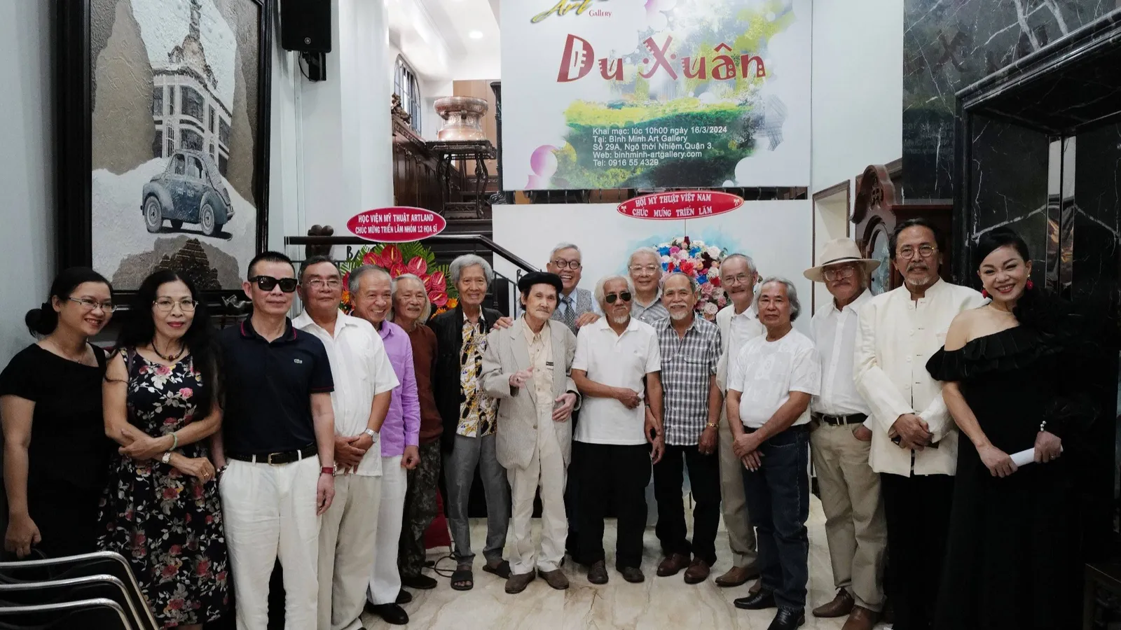 Nhóm 12 họa sĩ gạo cội mở triển lãm Du Xuân