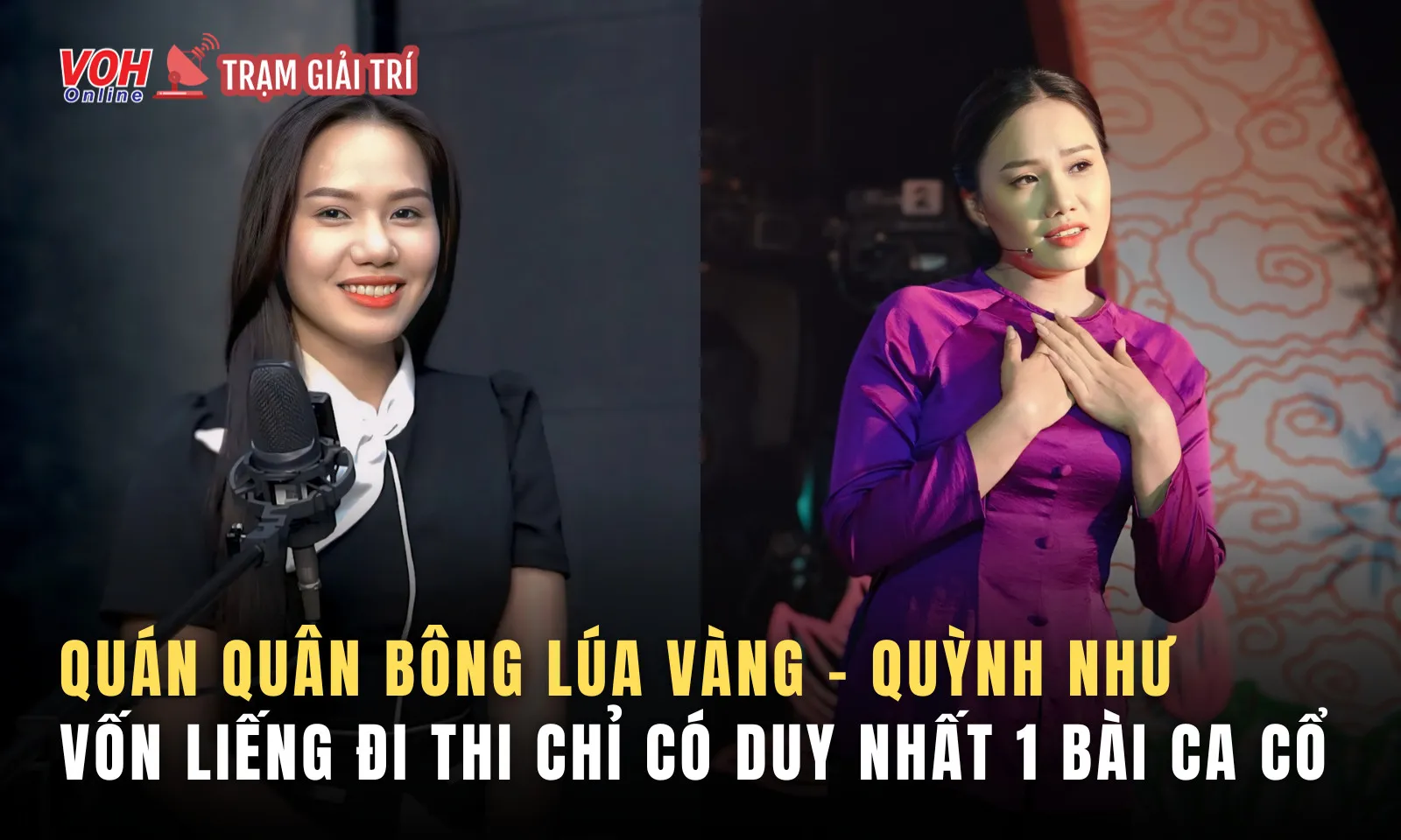 Quán quân Bông Lúa Vàng 2023: Vốn liếng đi thi chỉ có duy nhất 1 bài ca cổ