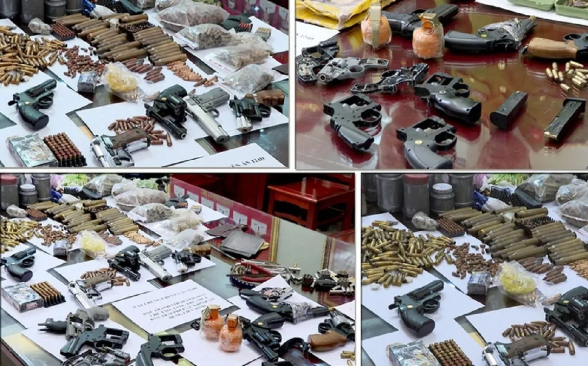 Bắt 3 đối tượng chế tạo, tàng trữ, mua bán trái phép vũ khí quân dụng