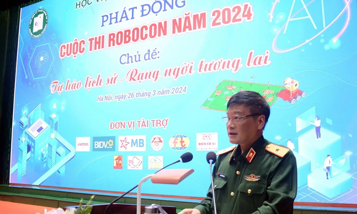 Học viện Kỹ thuật Quân sự tổ chức cuộc thi Robocon năm 2024