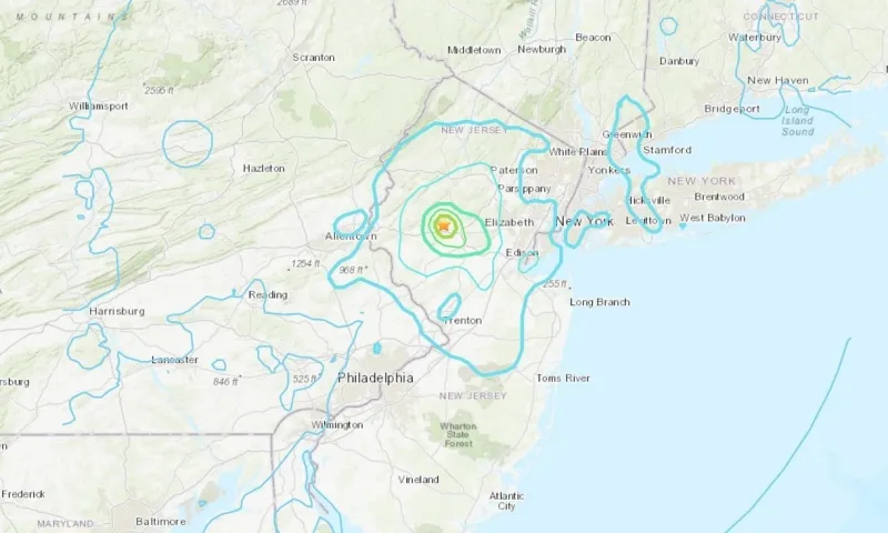 Mỹ: Động đất mạnh tại thành phố New York