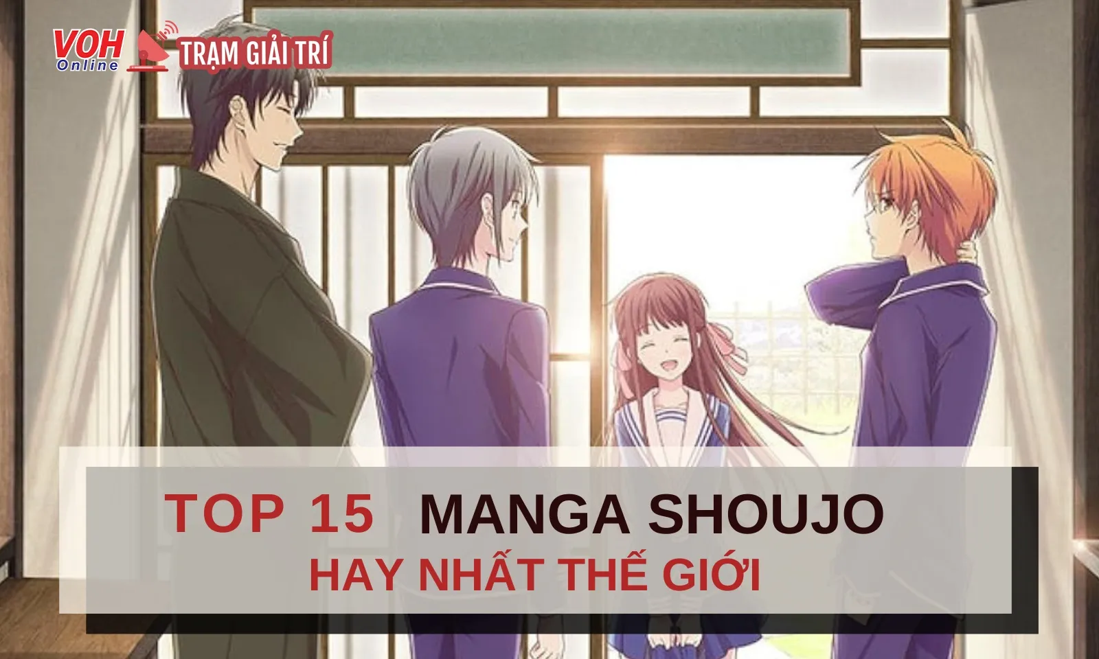 Top 15 manga shoujo hay nhất thế giới