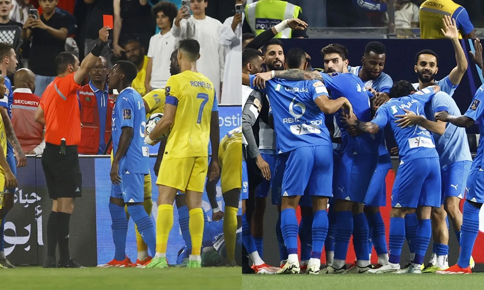 Ronaldo bị đuổi khỏi sân, Al-Nassr thua đau trước Al-Hilal tại Bán kết Siêu cúp Saudi Arabia