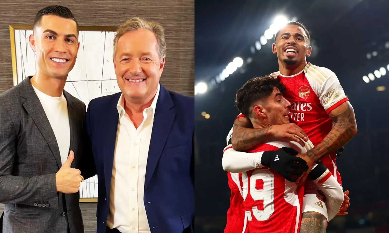 Piers Morgan: “Ronaldo có thể ghi 25 bàn thắng mỗi mùa cho Arsenal”