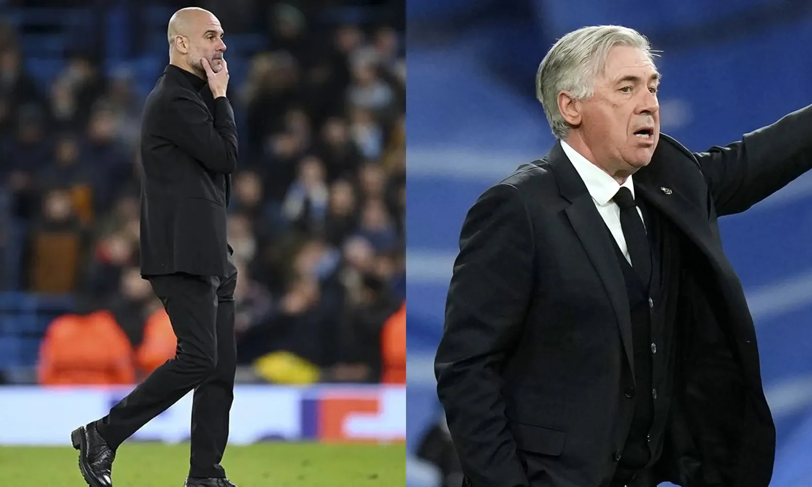 Man City bại trận, Pep Guardiola thua “tâm phục khẩu phục” Carlo Ancelotti