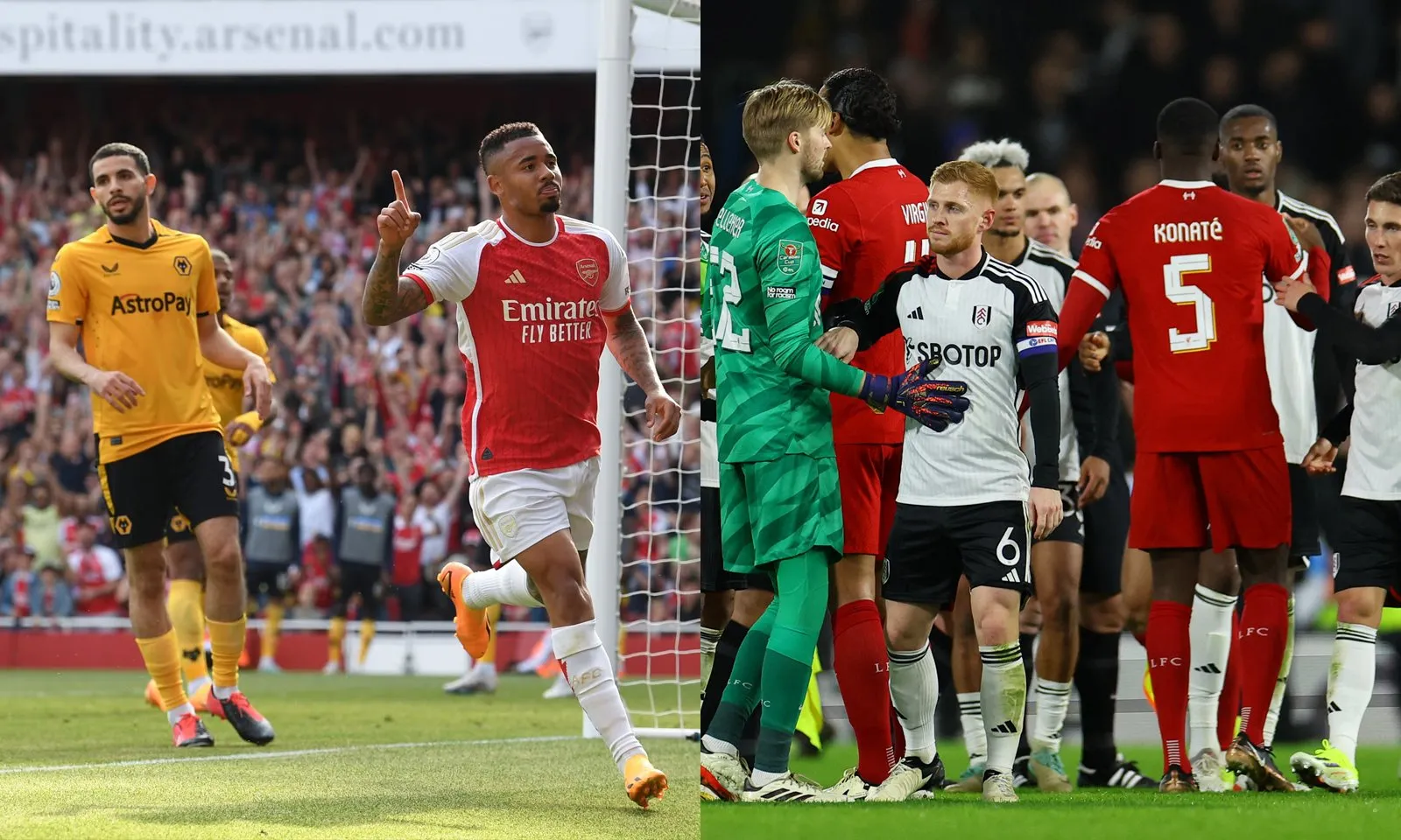 Lịch thi đấu Ngoại hạng Anh vòng 34: Wolves vs Arsenal | Fulham vs Liverpool