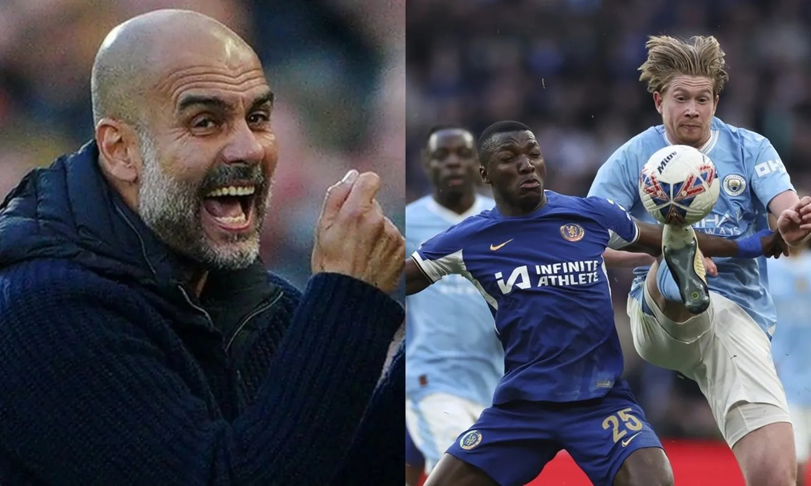 Thắng chật vật Chelsea, Man City thiết lập kỷ lục vô tiền khoáng hậu