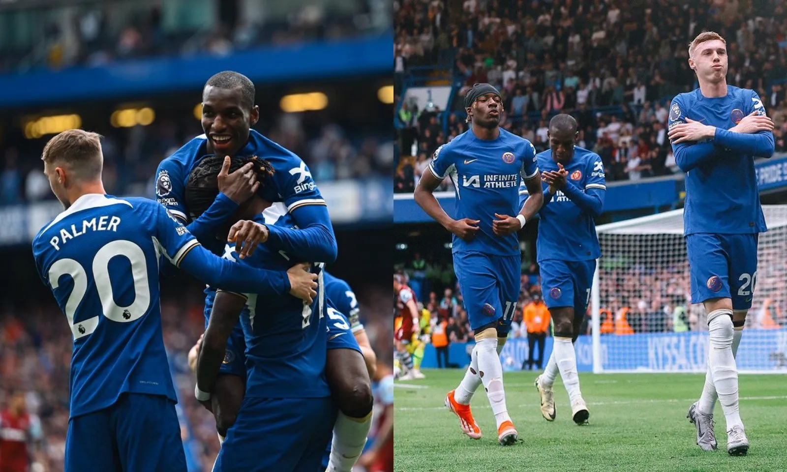 Jackson tỏa sáng rực rỡ, Chelsea tạo “mưa” bàn thắng vào lưới West Ham