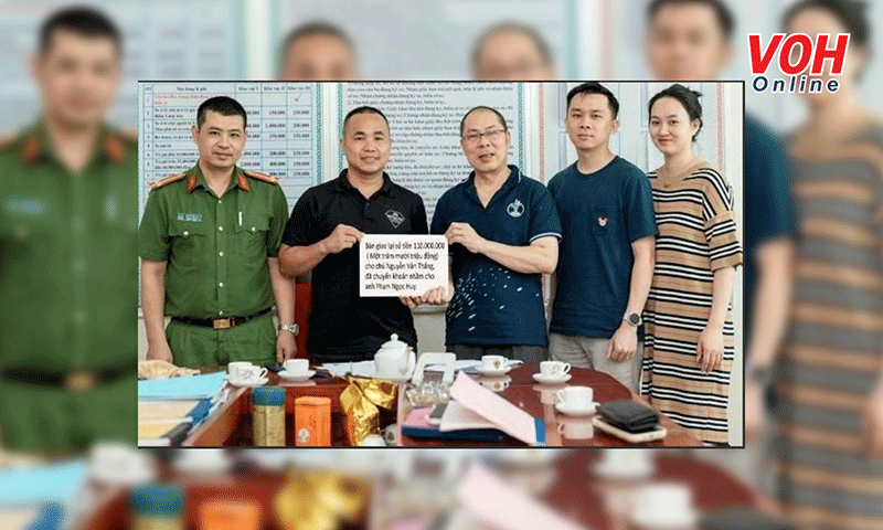 Nhận lại 110 triệu đồng lỡ chuyển khoản nhầm vào tài khoản người lạ