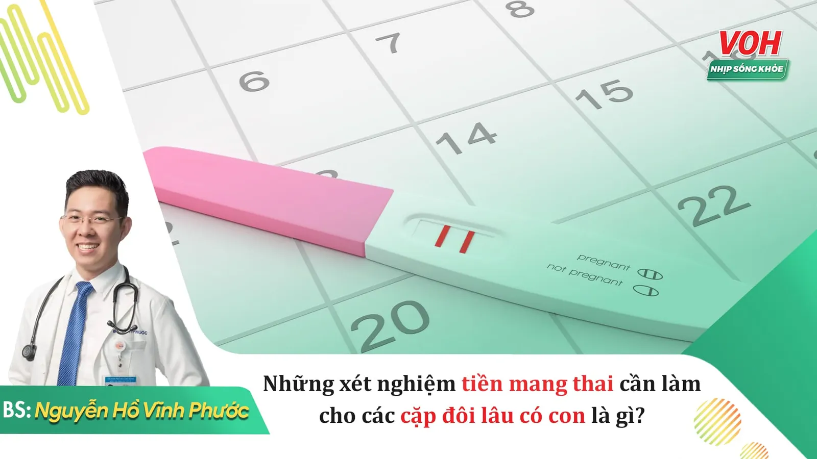 Những xét nghiệm tiền mang thai cần làm cho các cặp đôi chậm con là gì?