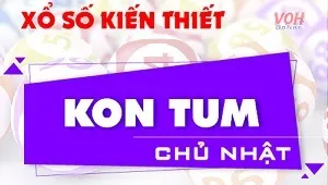 XSKT 13/10 - Kết quả xổ số Kon Tum hôm nay Chủ nhật 13/10/2019